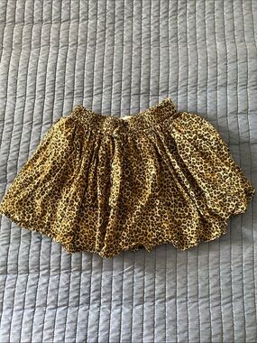 Zara girls leopard skirt 13-14